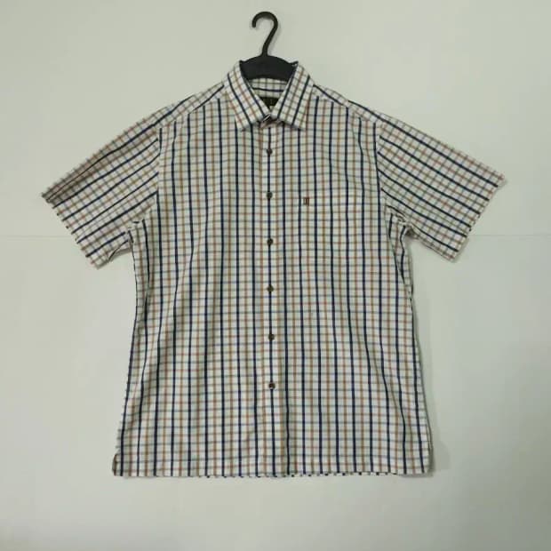 닥스 체크 반팔 셔츠 DAKS