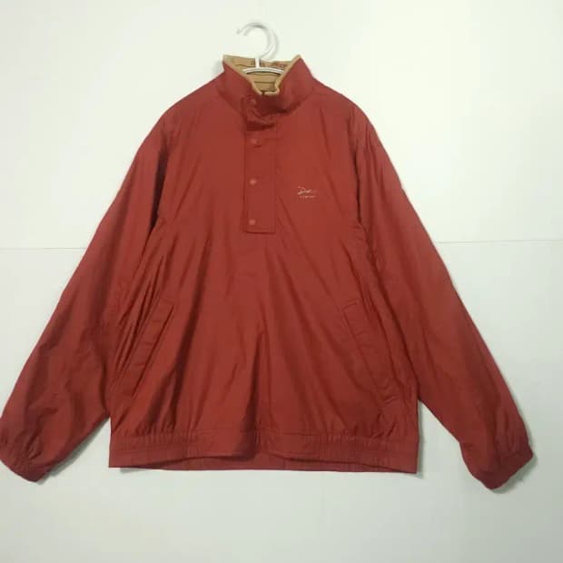 닥스 DAKS 하프넥 바람막이 점퍼 레드