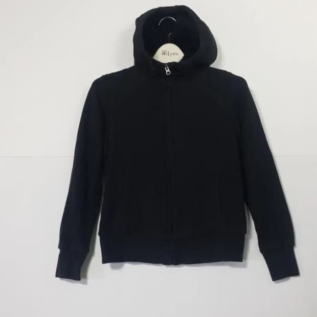 유니클로 내치 양털 후리스 후드 집업