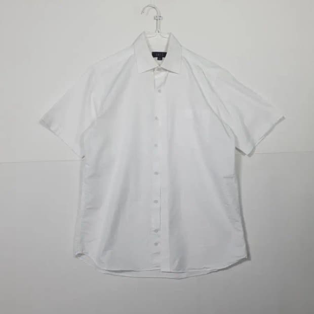 닥스 반팔 셔츠 화이트 남방