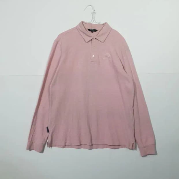 빈폴 핑크색 긴팔 카라티