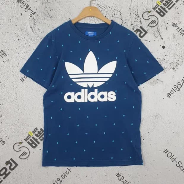아디다스 트레포일 ADIDAS 반팔 티 빈티지 네이비 95 1000423