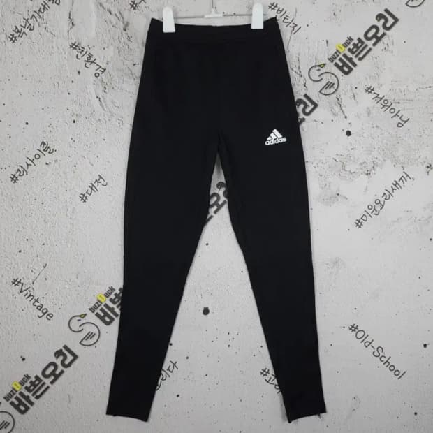 아디다스 기능성 트랙슈트 트레이닝 바지 블랙 S 4400084