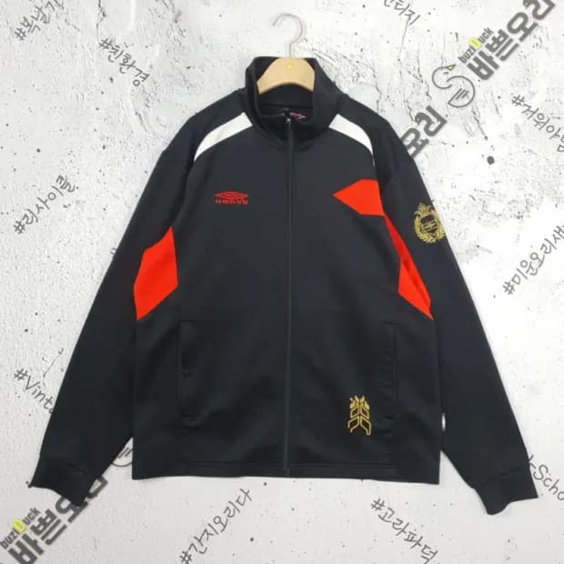 엄브로 UMBRO 집업 져지 자켓 블랙 3100182