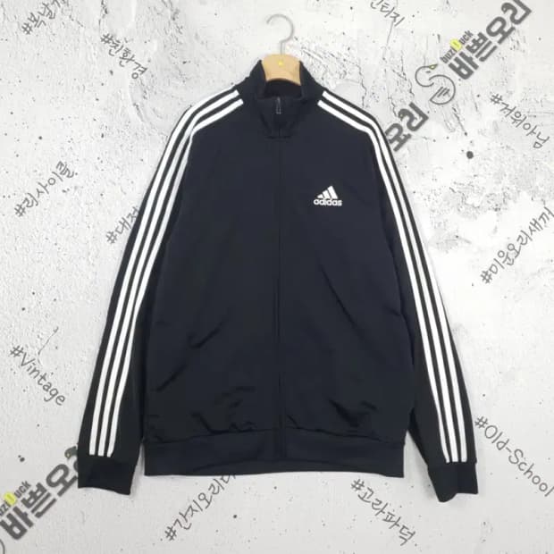 아디다스 ADIDAS 3S 트랙 져지 자켓 블랙 3100164