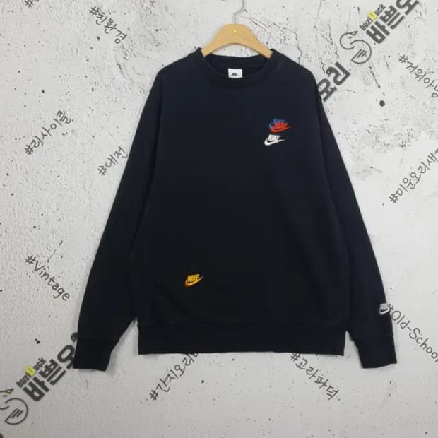 나이키 NIKE 프렌치테리 스웻 맨투맨 블랙 XL 2200212