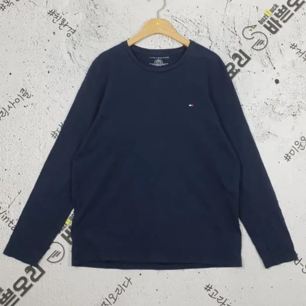 타미힐피거 TOMMY 롱슬리브 긴팔 티 네이비 S 2100072
