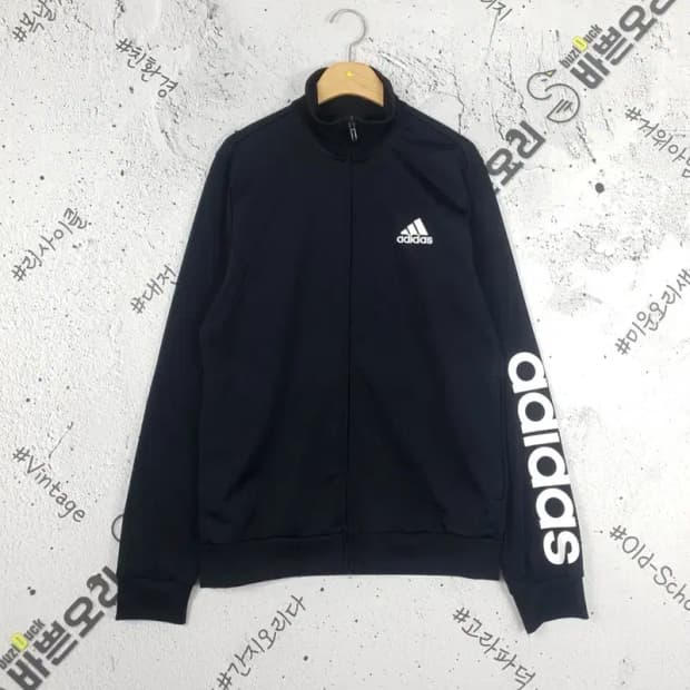 아디다스 ADIDAS 퍼포먼스 빅로고 트랙 져지 자켓 블랙 3100041
