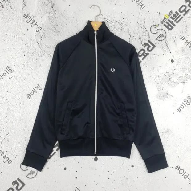 프레드페리 FRED PERRY 트랙 집업 테입 져지 블랙 3100043
