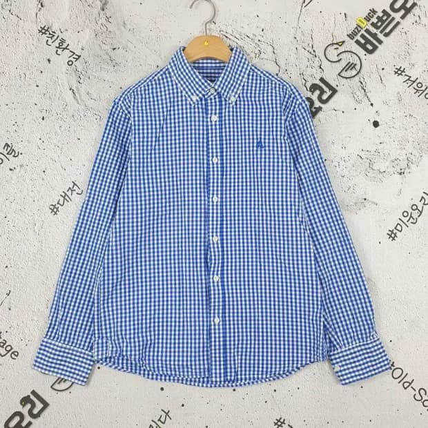 빈폴 BEANPOLE 체크 셔츠 블루 1100008