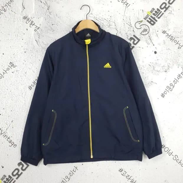 아디다스 ADIDAS 바람막이 자켓 진네이비 3800030