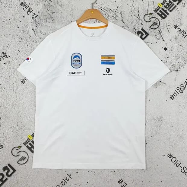 블랙야크  M챌린지BAC 반팔 티 화이트 100 1000084