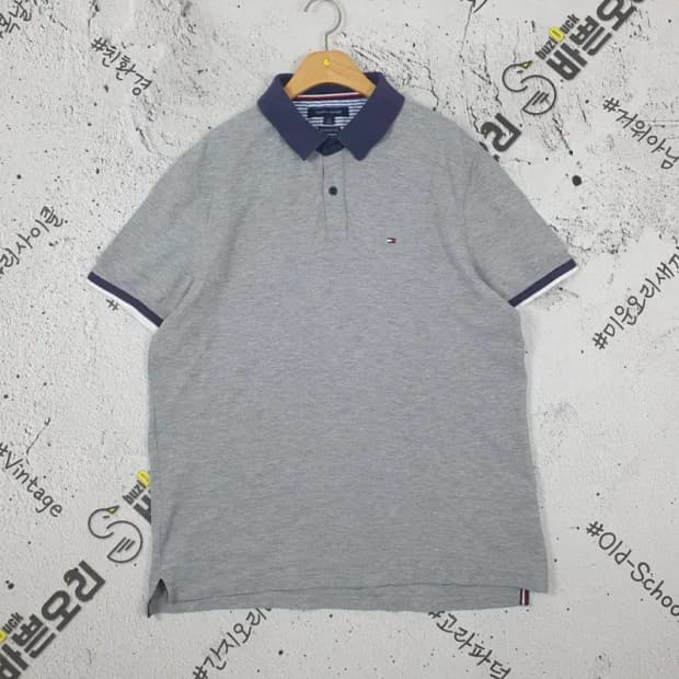 타미힐피거 TOMMY 카라티 라이트 그레이 L 1000323