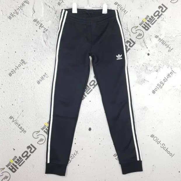 아디다스 ADIDAS 오리지널 트레이닝 긴바지 블랙 4400004