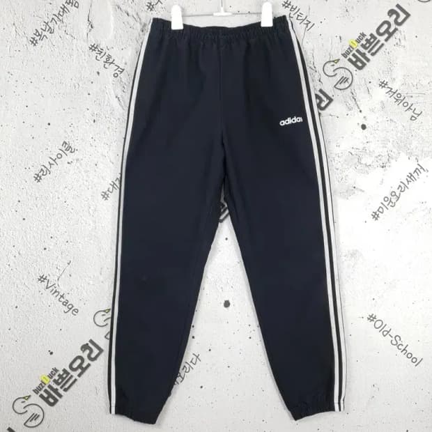 아디다스 ADIDAS 조거 트레이닝 운동 바지 블랙 4400021