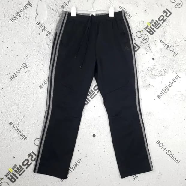 아디다스 ADIDAS 오픈헴 트레이닝 운동 바지 블랙 4400031