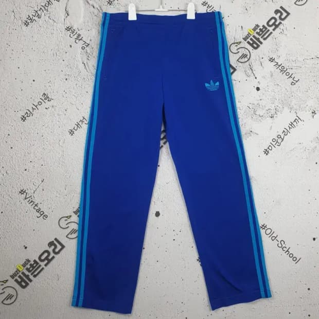 아디다스 ADIDAS 파이어버드 운동바지 블루 105 4400053