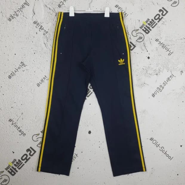 아디다스 ADIDAS 유로파 트랙 팬츠 바지 네이비 105 4400055