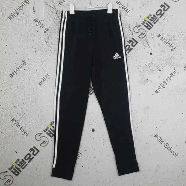 아디다스 ADIDAS 트레이닝 조거 운동바지 블랙 M 4400058
