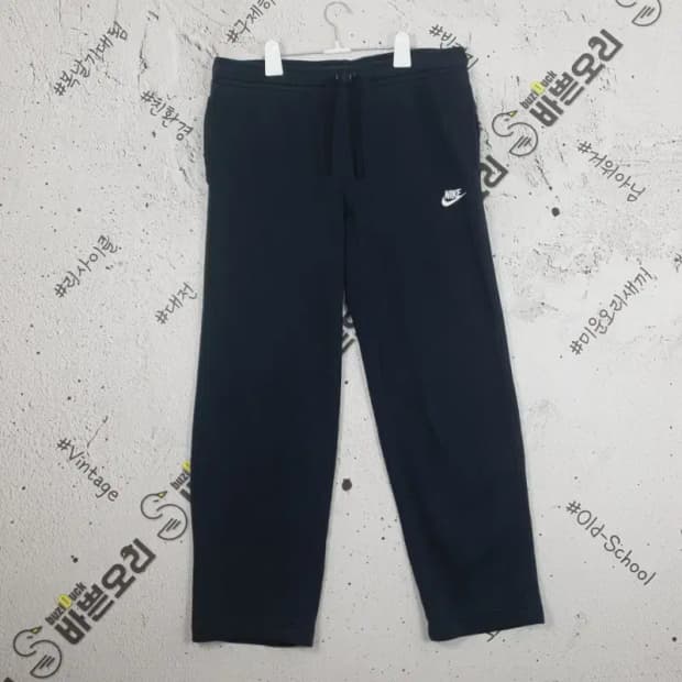 나이키 NIKE 트레이닝 기모 팬츠 바지 블랙 L 4400063