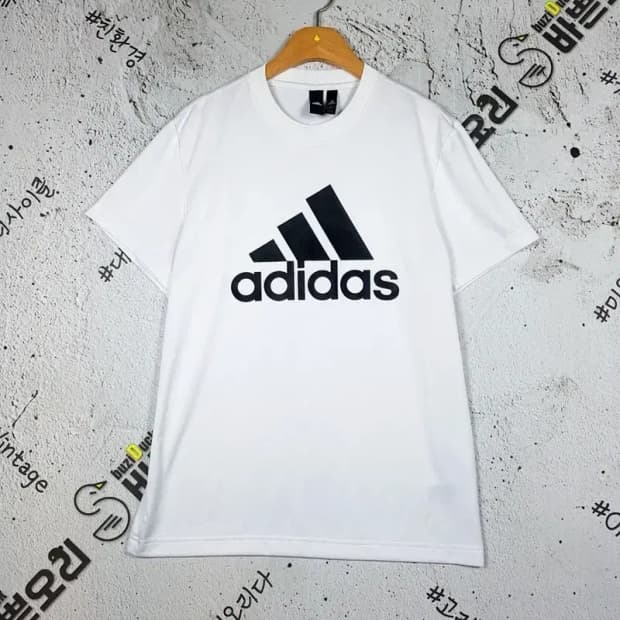 아디다스 ADIDAS 퍼포먼스 반팔 티 화이트 L 1000465