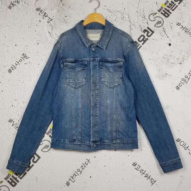 캘빈클라인 CK 워싱 데님 자켓 네이비 M 3200055
