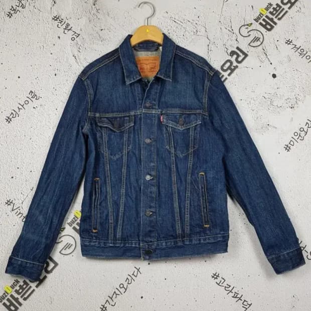 리바이스 LEVI'S 진청 데님 자켓 네이비 M 3200056