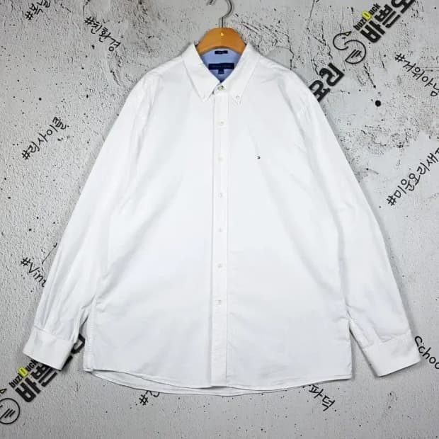 타미힐피거 슬림핏 셔츠 라이트 그레이 17-1/2 1100308