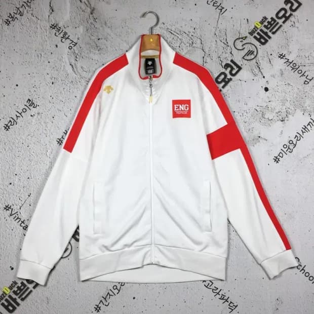데상트 트라이애슬론 잉글랜드 져지 자켓 화이트 95 3100242