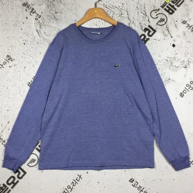 라코스테 LACOSTE 긴팔 티 블루 L 2100133