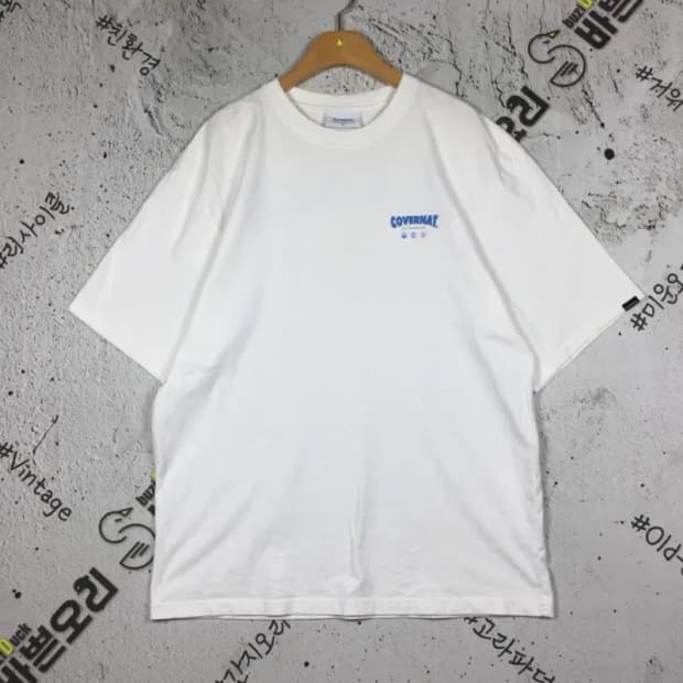 커버낫 COVERNAT 반팔 티 화이트 L 1000475