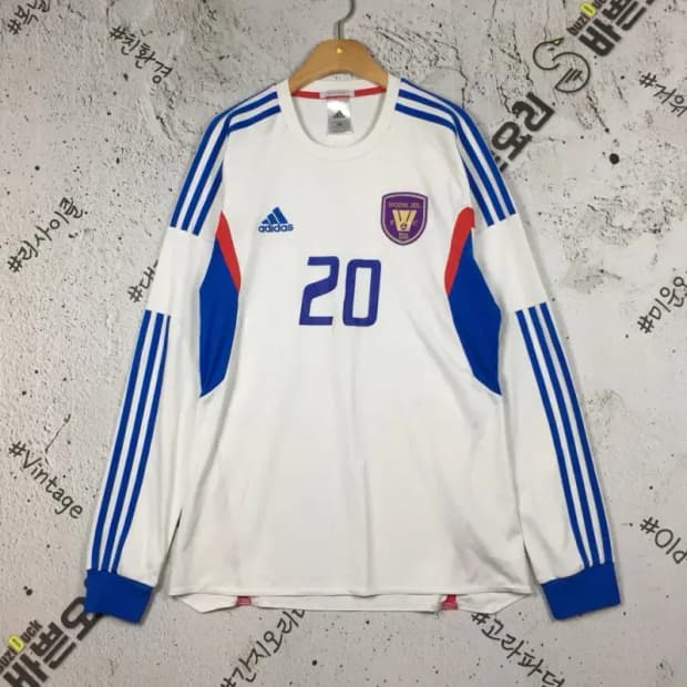 아디다스 우미제일FC 축구 유니폼 긴팔 티 화이트 100 2100144