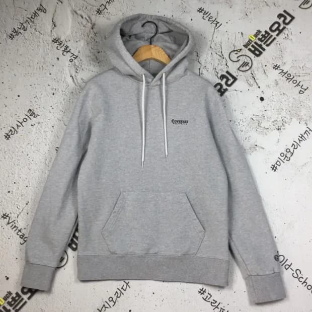 커버낫 여성 캥거루포켓 후드티 라이트 그레이 S 2300209