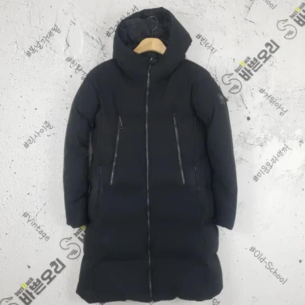 데상트 DESCENTE 여성 덕다운 롱패딩 블랙 3400119