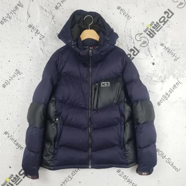 K2 구스다운 패딩 점퍼 네이비 카본 3400108