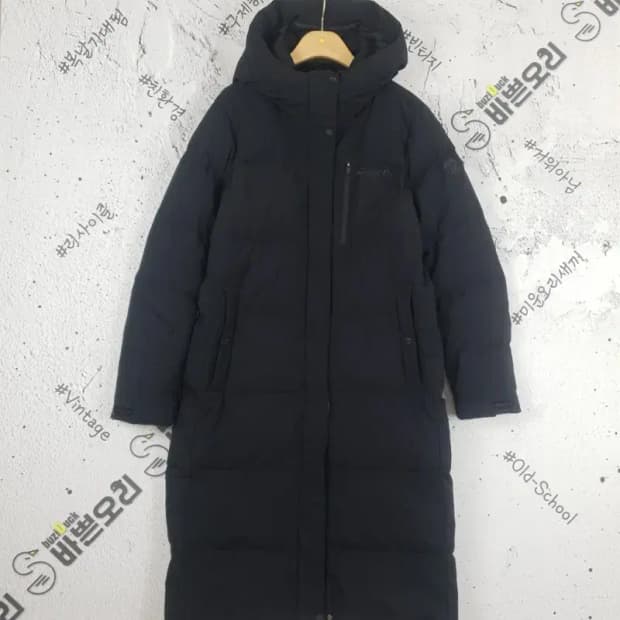 디스커버리 DISCOVERY 구스다운 롱패딩 블랙 3400116