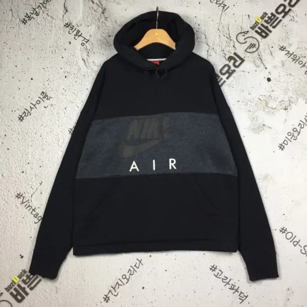 나이키 에어 약기모 후드티 블랙 M 2300228