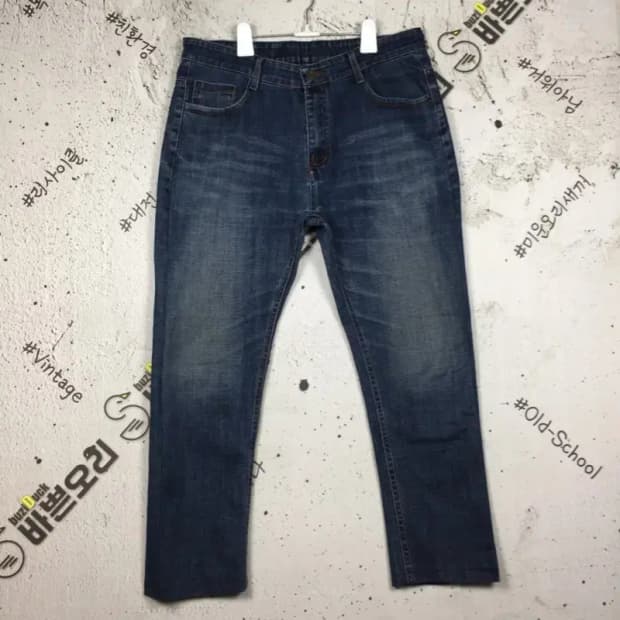 빈폴 워싱 데님 청바지 진청 34 4100076