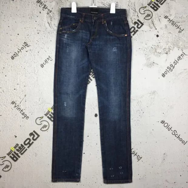 캘빈클라인 CK 워싱 데님 청바지 중청 28X32 4100090