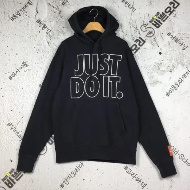 나이키 JDI 아웃라인 기모 후드티 블랙 S 2300234