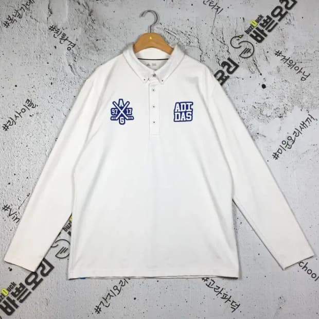 아디다스 스포츠 기능성 롱슬리브 긴팔 티 크림 XL 2100165