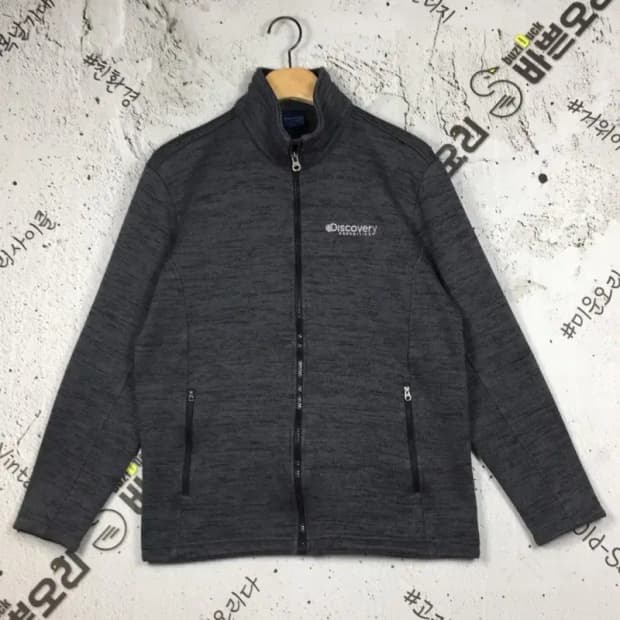 디스커버리 플리스 풀집업 자켓 그레이 105 3400160