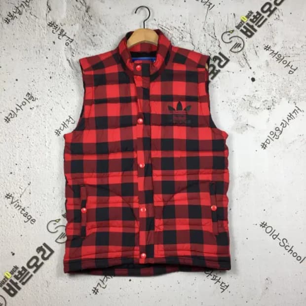 아디다스 베스트 패딩 조끼 레드 100 3400172