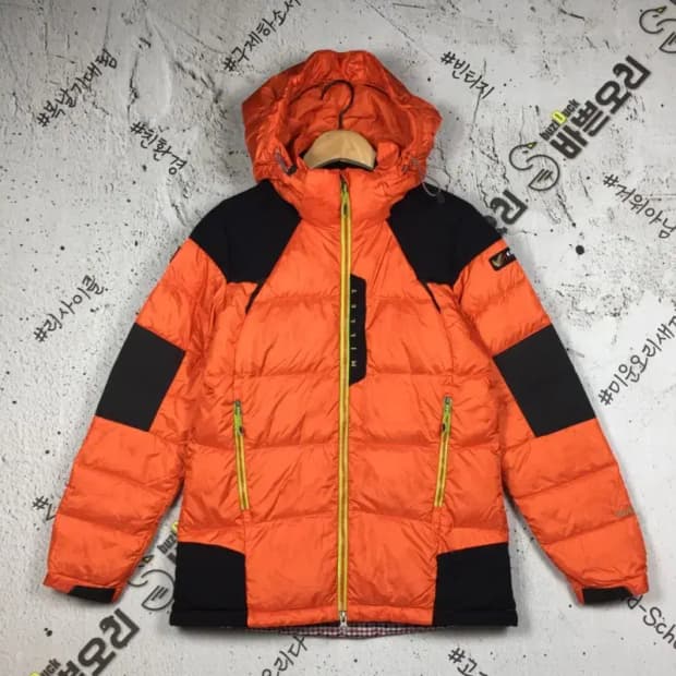 밀레 여성 구스다운 패딩 점퍼 오렌지 95 3400176