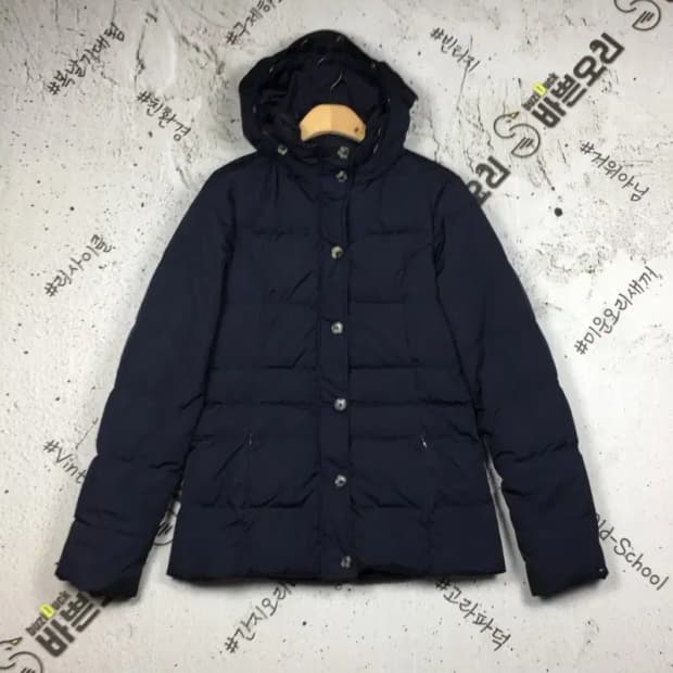 타미힐피거 여성 덕다운 패딩 점퍼 네이비 L 3400184