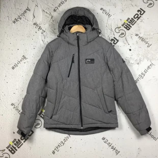 네파 에볼루션 숏 패딩 점퍼 그레이 90 3400186