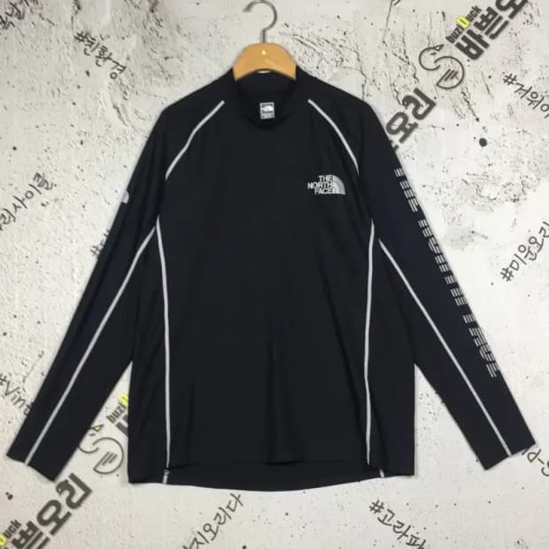 노스페이스 래쉬가드 긴팔 티 블랙 XL/105 2100169