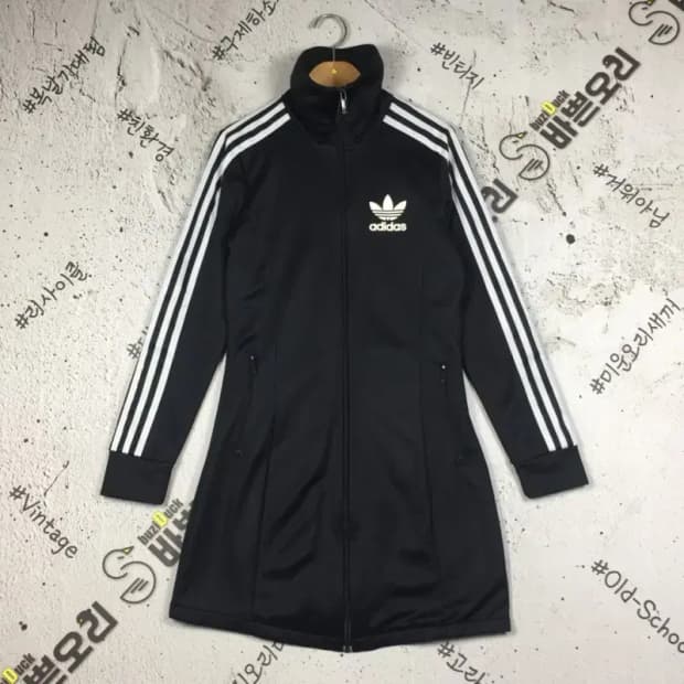 아디다스 여성 유로파 트랙탑 드레스 블랙 090 3100257