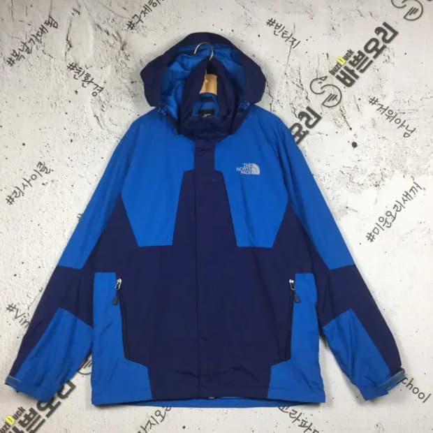 노스페이스 하이벤트 배색 마운틴 자켓 네이비 95 3800206