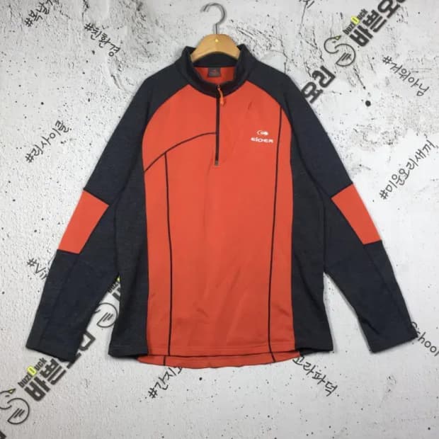 아이더 하프집업 등산 기모 긴팔 티 코랄 XL 2100172